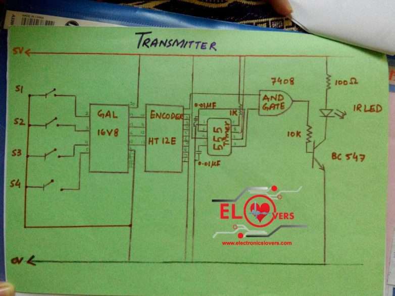 Learn How to Control Your Home Appliances by using 4-Channel Infrared Remote transmitter