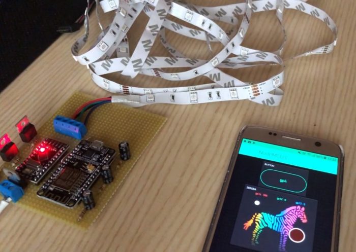 Learn How to Control RGB LED Light Strip by using ESP8266 + Blynk App