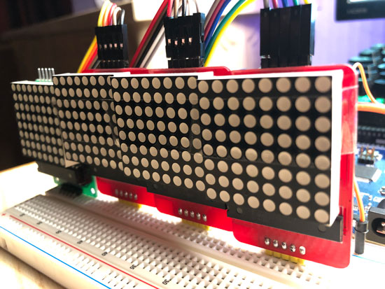 Scrolling Text on a 8×8 LED Matrix Project | Sponsored By Pcbgogo