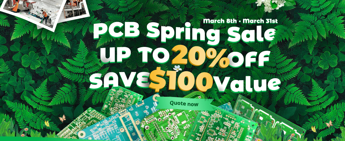 PCBGOGO Limited Time Spring sale 2022